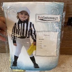 Halloween toddler referee costume